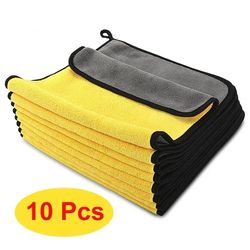 3/5/10 pcs Extra Soft Car Wash Microfiber Towel Car Cleaning Drying Cloth Car Care Cloth Detailing Car