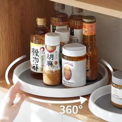 360 Degree Rotating Storage Carousel Round Shelf Spice Organizer Rotating Organizer Kitchen Non-Slip