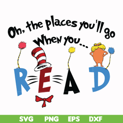 Oh the places you'll go when you read svg, png, dxf, eps file DR0006