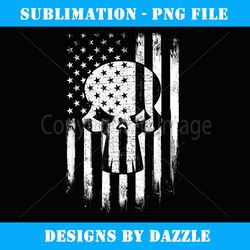 distressed american flag skull flag skull t gift - digital sublimation download file