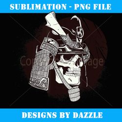 samurai warrior skull l japanese illustration graphic - unique sublimation png download