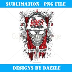 slayer banner skull - stylish sublimation digital download