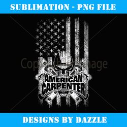 carpenter american flag skull and hammers - digital sublimation download file