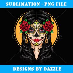 sugar skull candy girl - elegant sublimation png download