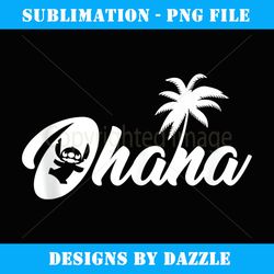 Disney Lilo & Stitch Ohana Silhouette - PNG Sublimation Digital Download