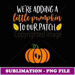 womens pumpkin pregnancy announcement halloween baby reveal - sublimation-ready png file