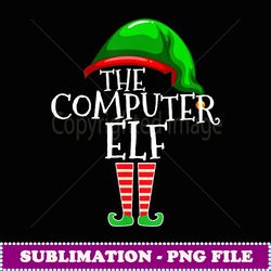 computer elf group matching family christmas gift set tech - unique sublimation png download