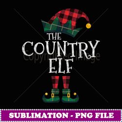 the country elf matching family group gift funny christmas - digital sublimation download file
