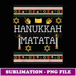 funny jewish dreidel hanukkah menorah candle ugly sweater - professional sublimation digital download