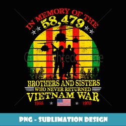 Vietnam Veteran In Memory The War Vietnam Gift - Modern Sublimation PNG File