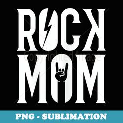 Rock Mom Cute Cool Heavy Metal Hands Music - PNG Sublimation Digital Download