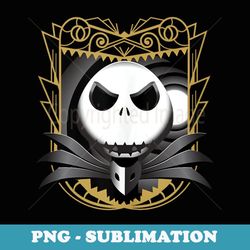 The Nightmare Before Christmas Ornate Jack Skellington - Retro PNG Sublimation Digital Download