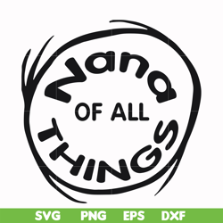 Nana of all things svg, png, dxf, eps file DR000155