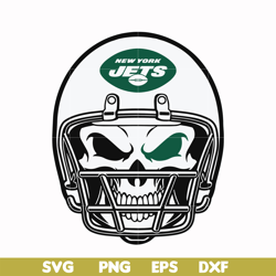 New York Jets skull svg, Jets skull svg, Nfl svg, png, dxf, eps digital file NFL24102010L