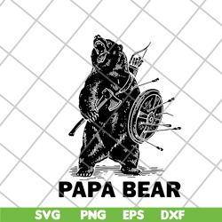 papa bear svg, png, dxf, eps digital file FTD24052106