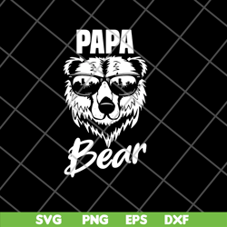 papa bear svg, png, dxf, eps digital file FTD24052108
