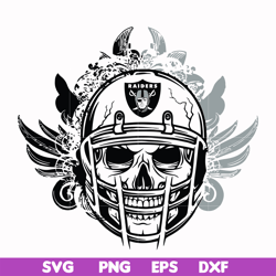 Las Vegas Raiders skull svg, Raiders skull svg, Nfl svg, png, dxf, eps digital file NFL18102025L