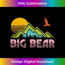 big bear lake california retro vintage - elegant sublimation png download