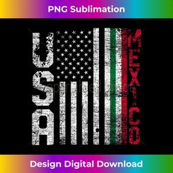 american usa flag mexican flag gift idea mexico - modern sublimation png file