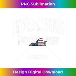fredericksburg virginia va vintage american flag design - exclusive png sublimation download