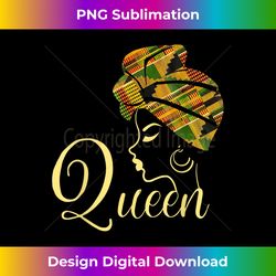 funny kente cloth african american queen dashiki head wrap - premium png sublimation file
