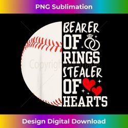 bearer of rings stealer of hearts ring bearer baseball - stylish sublimation digital download