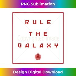 star wars the force awakens first order rule the galaxy tank top - sleek sublimation png download