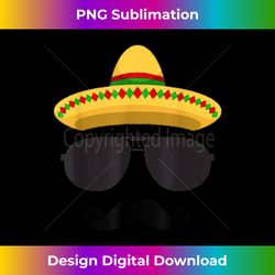 cinco de mayo party mustache face funny mexican - sublimation-ready png file