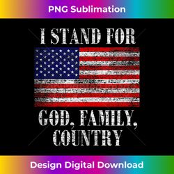 i stand for god family country patriotic christian american tank top - premium png sublimation file
