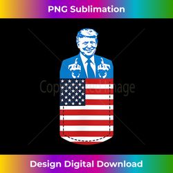 trump middle finger pocket 2020 election usa republican gift tank top 2 - png sublimation digital download