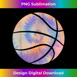 basketball tie dye colorful rainbow basketball player lover - signature sublimation png file