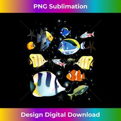 tropical fish aquarium under ocean 2 - professional sublimation digital download