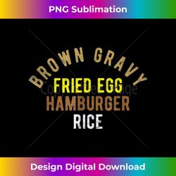 loco moco hawaiian breakfast food graphic - instant png sublimation download