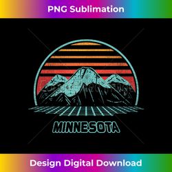 Minnesota Retro Mountain Hiking 80s Style - Instant Sublimation Digital Download