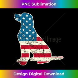 labrador 4th of july dog lover gifts men women american flag - decorative sublimation png file