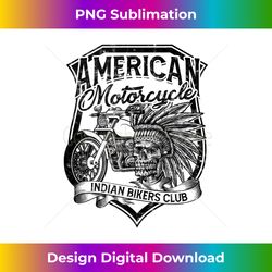 american motorcycle indian bikers club - native american tank top
