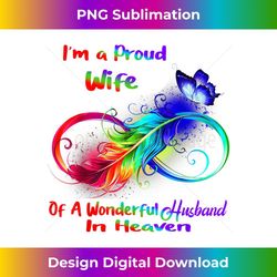 i'm a proud wife of a wonderful husband in heaven s - modern sublimation png file
