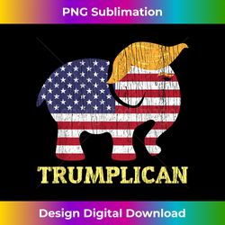 trumplican elephant trump hair 2020 election republican gift - professional sublimation digital download
