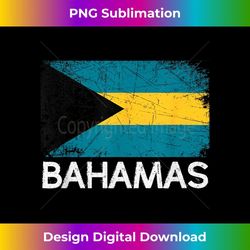 Bahamian Flag T-Shirt Vintage Made In Bahamas Gift - Premium Sublimation Digital Download