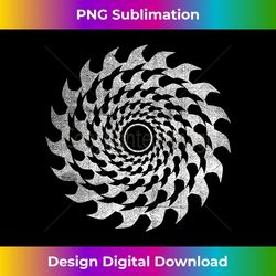 shark tooth circular saw blade illusion - special edition sublimation png file
