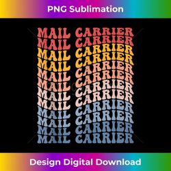 mail carrier groovy retro 1 - png sublimation digital download