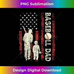 fathers day baseball dad usa flag s for dad men baseball - instant png sublimation download