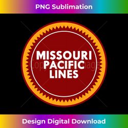 Missouri Pacific Lines Railroad Logo Vintage Railroad Train Long Sleeve - Instant PNG Sublimation Download