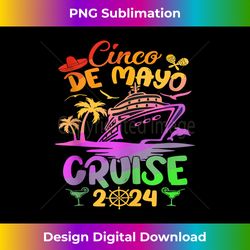 cinco de mayo cruise squad 2024 family matching mexican tank top - premium png sublimation file