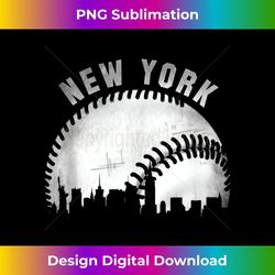 vintage new york skyline city baseball tank top 2 - aesthetic sublimation digital file
