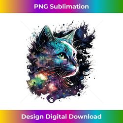 cat space cat galaxy kitten space kitten cat - elegant sublimation png download