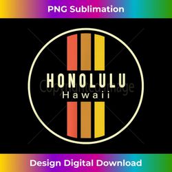 Retro Honolulu Hawaii 1 - Exclusive PNG Sublimation Download