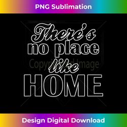 there's no place like home baseball tank top 2 - trendy sublimation digital download