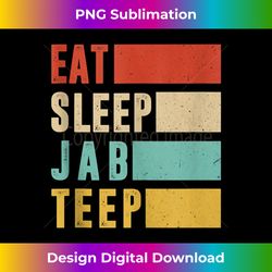 muay thai eat sleep jab teep mma fighter martial arts boxing tank top 1 - modern sublimation png file