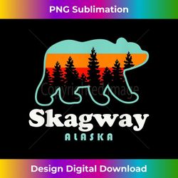 skagway alaska travel retro bear mountains 2 - instant sublimation digital download